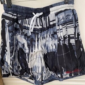 Stylish Black and White Men's Shorts